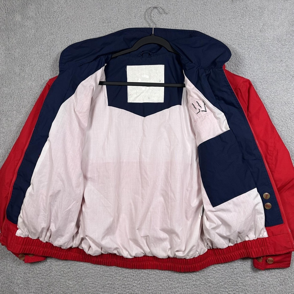 Vintage Wisconsin Badgers Jacket Mens Medium Red NCAA College Football 90s - Picture 8 of 12